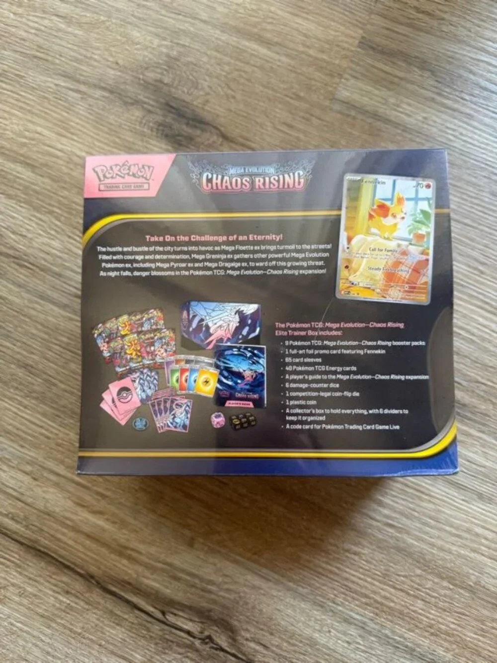NEW Sealed POKEMON TCG Mega Evolution ME4 CHAOS RISING Elite Trainer Box ETB